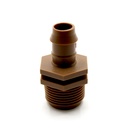 17mm Drip Barbed Insert X 3/4" MPT Adapter