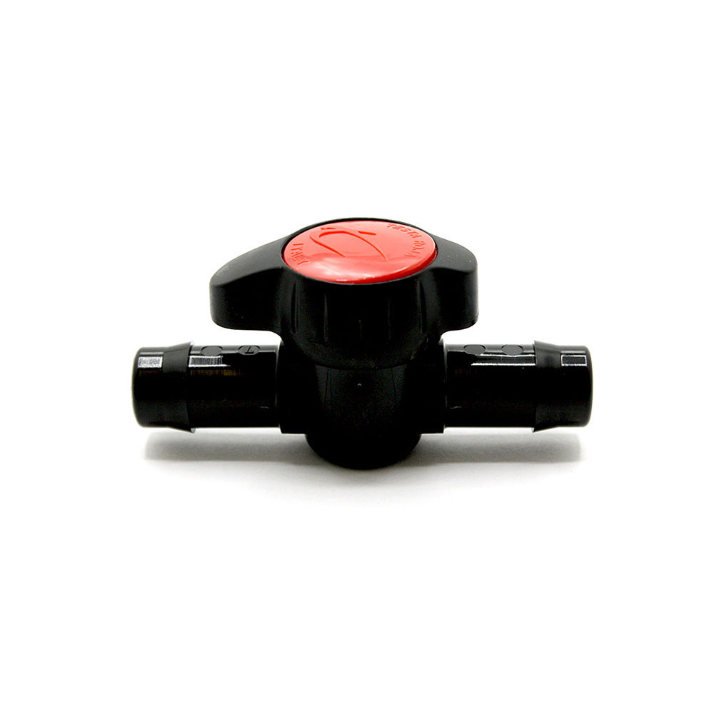 17mm Drip Barbed Insert Shut-Off Valve