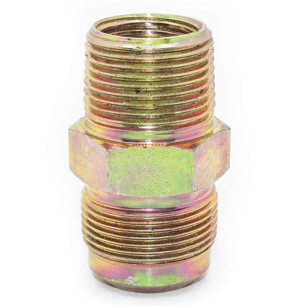 48 1" FLARE x 3/4" MIP (TAPPED 1/2" FIP) Half Union