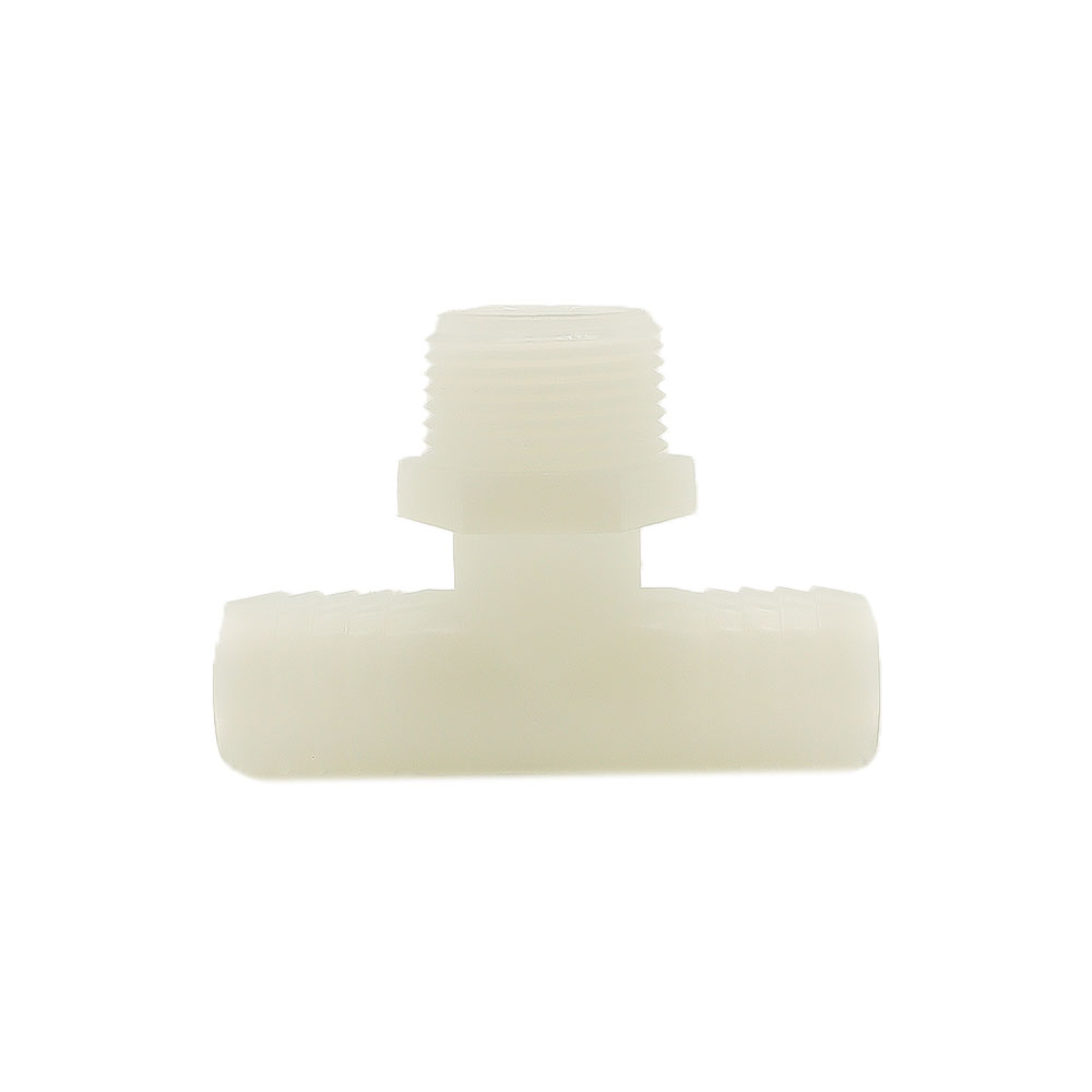 NYLON 3/8 BARB X 1/2 MIP TEE