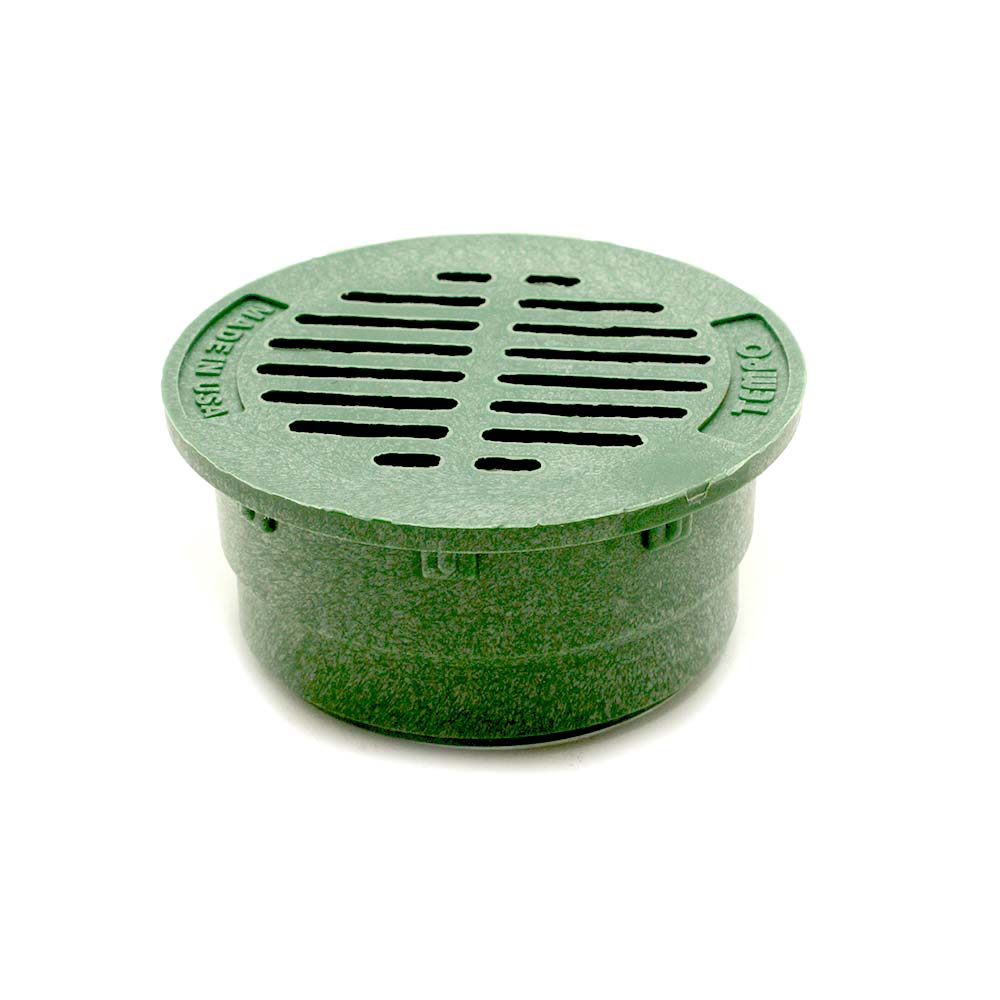 G3RFG 3" ROUND S&D GRATE GREEN