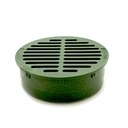 G6RFG 6" ROUND BSN GRATE GREEN