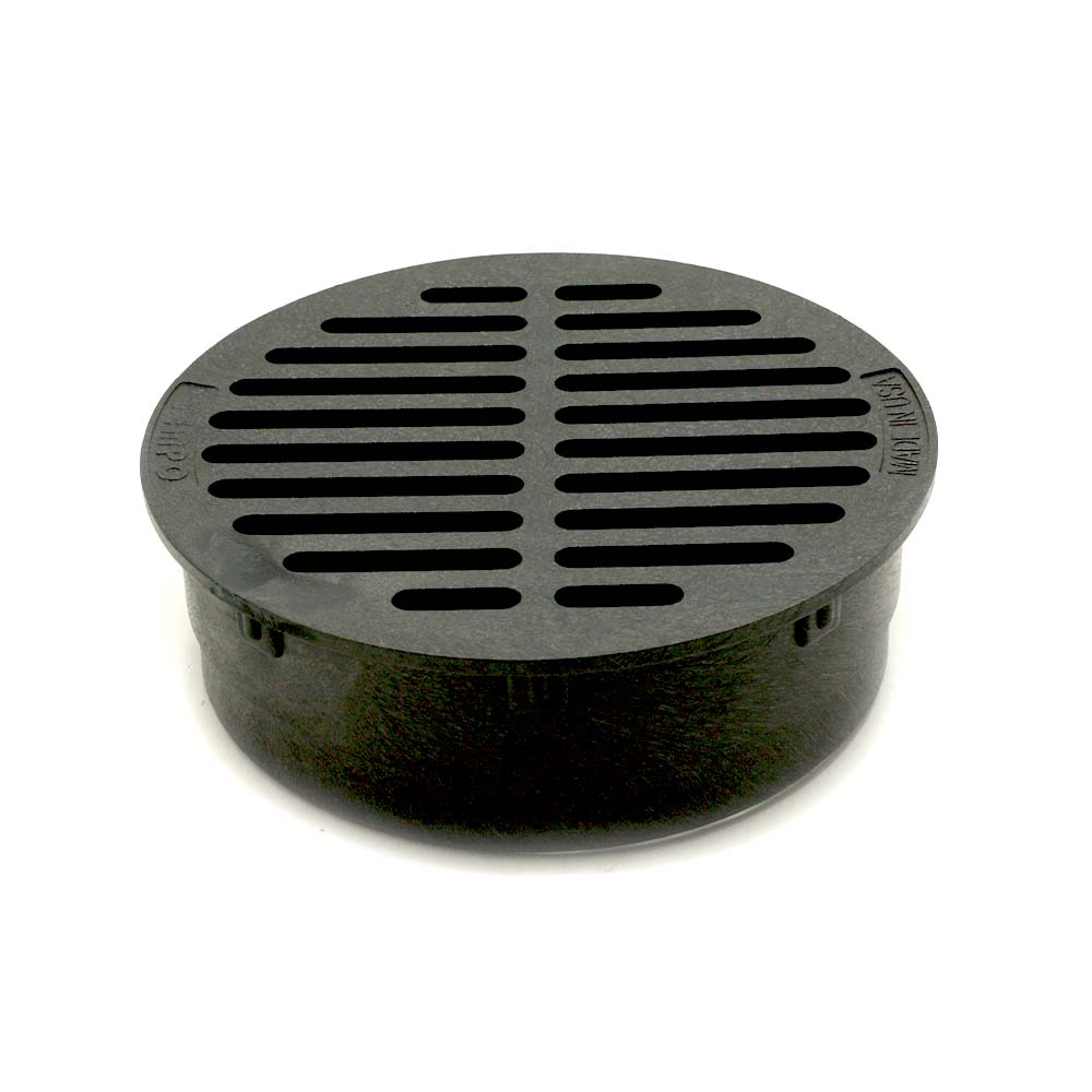 G6RFB 6" ROUND BSN GRATE BLACK