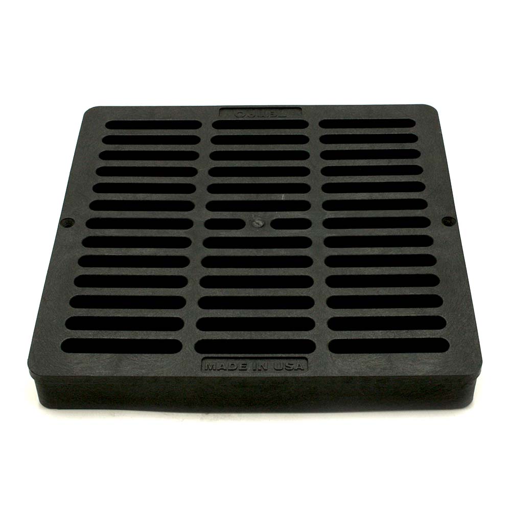 G9SFB 9 X 9 SQUARE GRATE BLACK