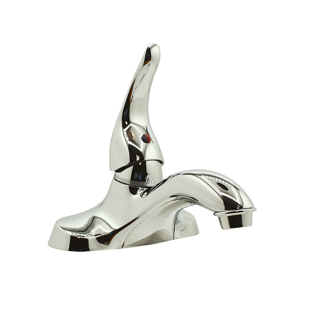 4 in. Centerset Single Handle Bathroom Faucet – Brilliant Chrome