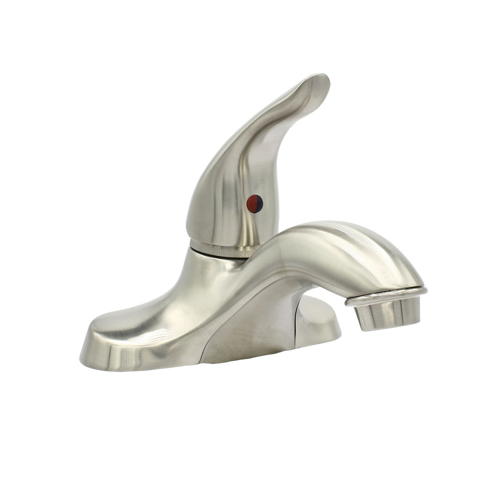 4 in. Centerset Single Handle Bathroom Faucet – Brushed Nickel