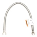 American Standard Nut x 1/2" FIP x 20” Long Stainless Steel Braided Faucet Riser