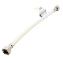 1/2" FIP x 1/2" FIP  x 12" Long Flexible Braided PVC Faucet Riser