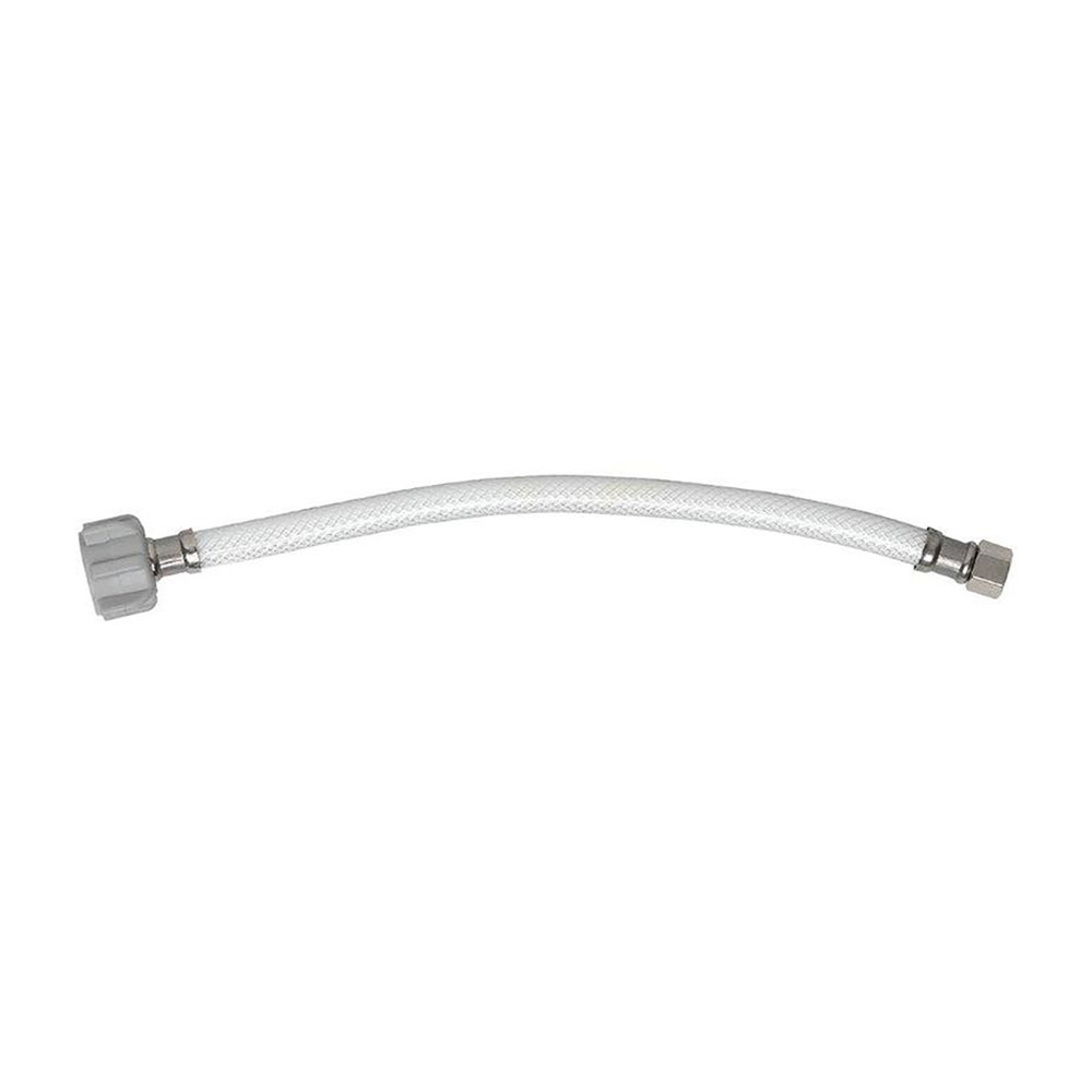 3/8" Comp x 7/8" Ballcock x 16" Long Flexible Braided PVC Toilet Tank Riser