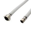 3/8" Comp x 7/8" Ballcock x 20" Long Flexible Braided PVC Toilet Tank Riser
