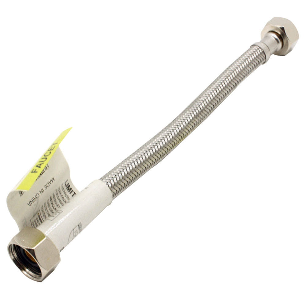1/2" FIP x 1/2" FIP x 9" Long Stainless Steel Faucet Riser