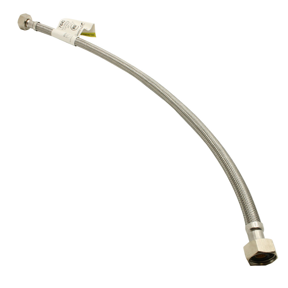 1/2" FIP x 1/2" FIP x 20" Long Stainless Steel Faucet Riser