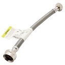 1/2" FIP x 7/8" Ballcock x 9" Long Stainless Steel Toilet Riser