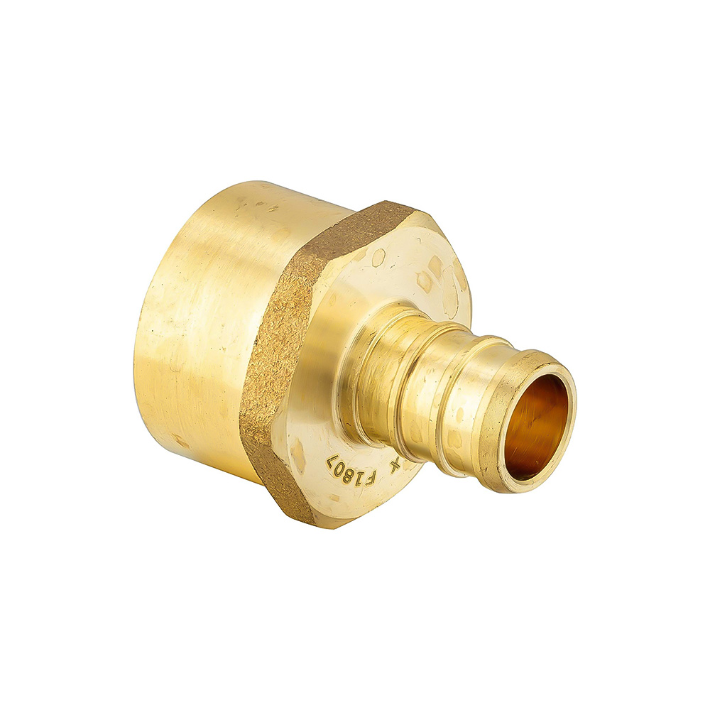 3/4" x 1/2" Brass Adapter F1807 x FPT Lead Free - (PEX B)
