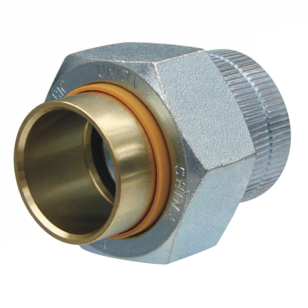 3/4" FIP Steel x 1/2" Sweat Brass Dielectric Union