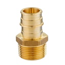 1/2" x 3/4" Brass Male Adapter F1960 x MPT Lead Free - (PEX A)