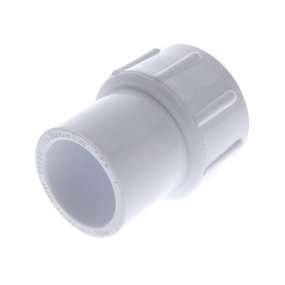 3/4" Slip x 1/2" Female Thread PVC Adapter SCH40