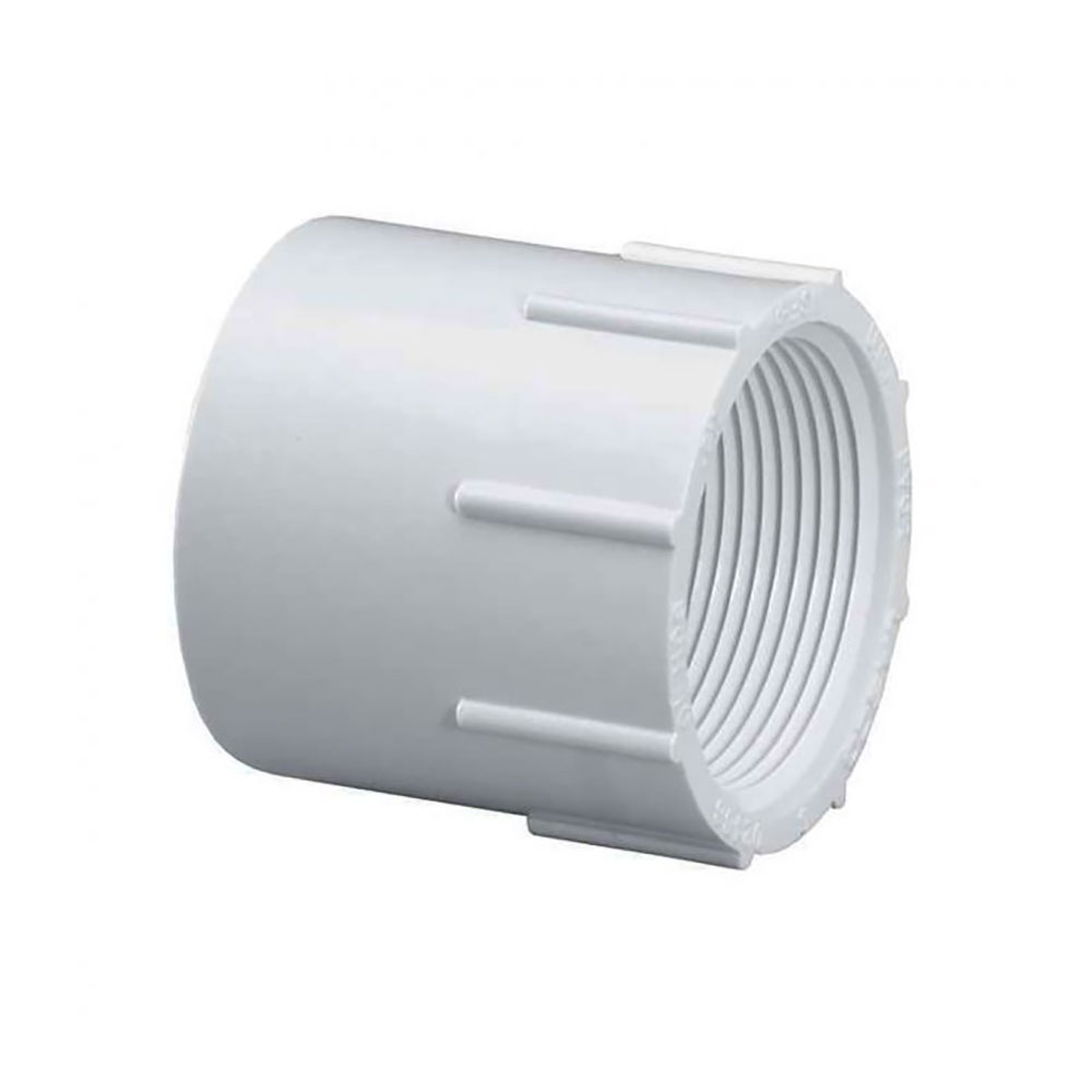 1-1/4" Slip x Female Thread PVC Adapter SCH40