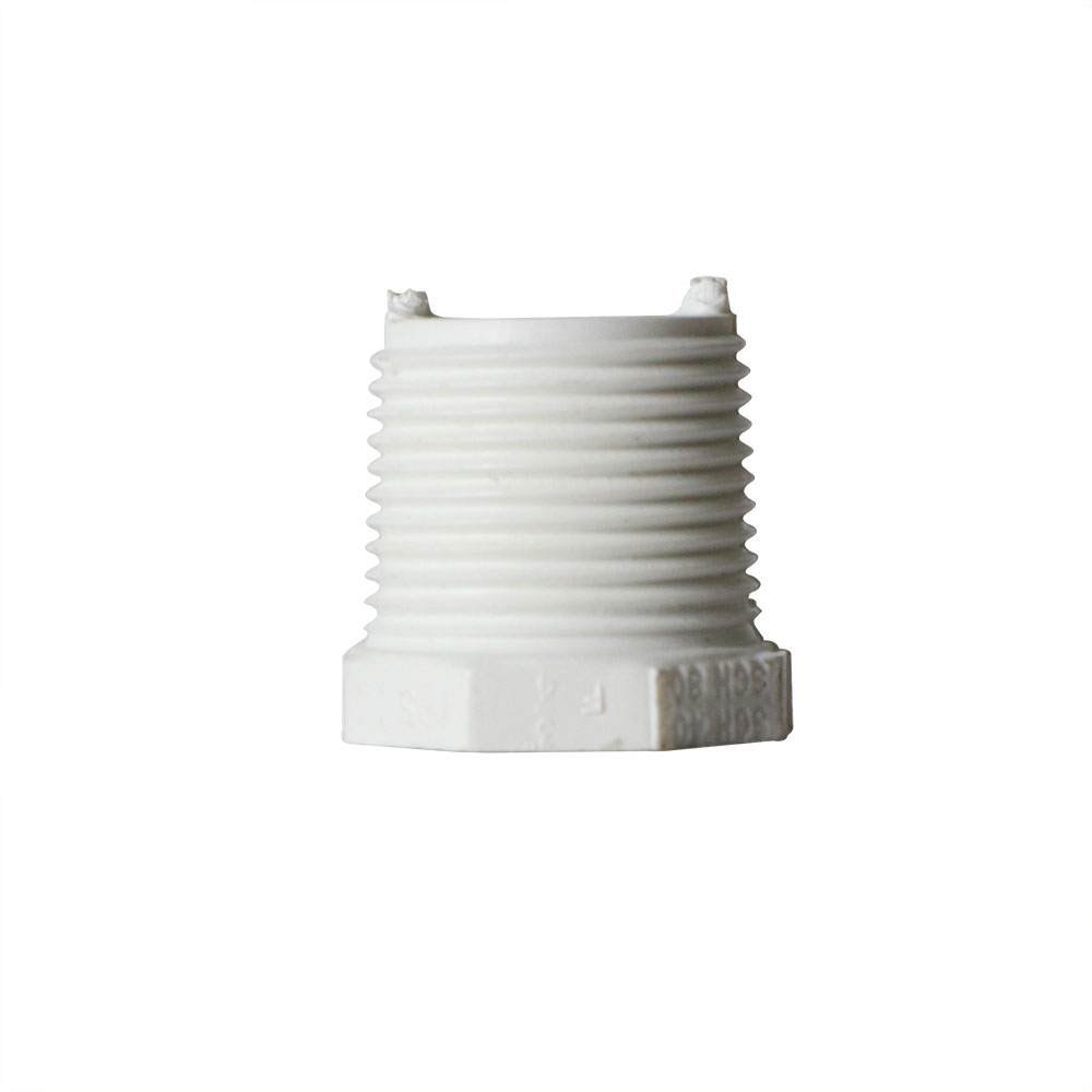 3/4" x 3/8" Threaded x Threaded PVC Bushing SCH40