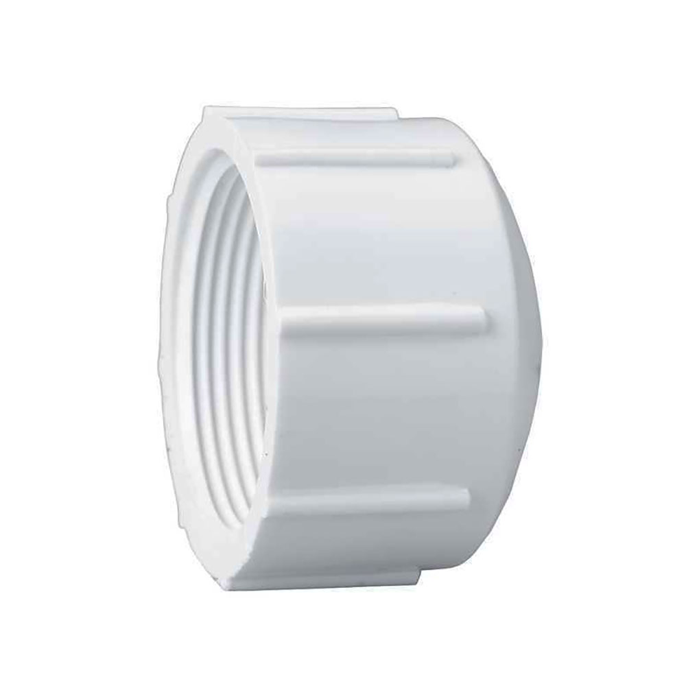 2-1/2" PVC Threaded Cap SCH40