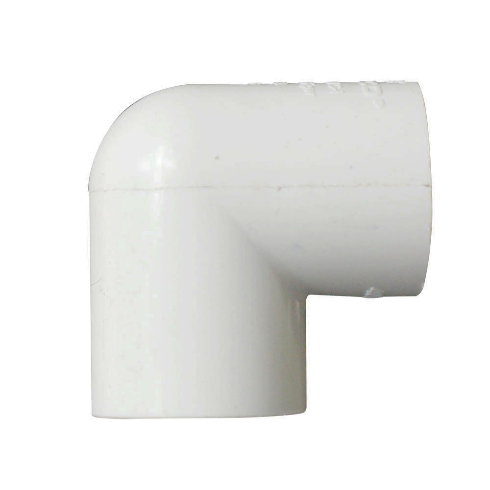 1" x 3/4" Slip x Threaded PVC 90 Degree Elbow SCH40