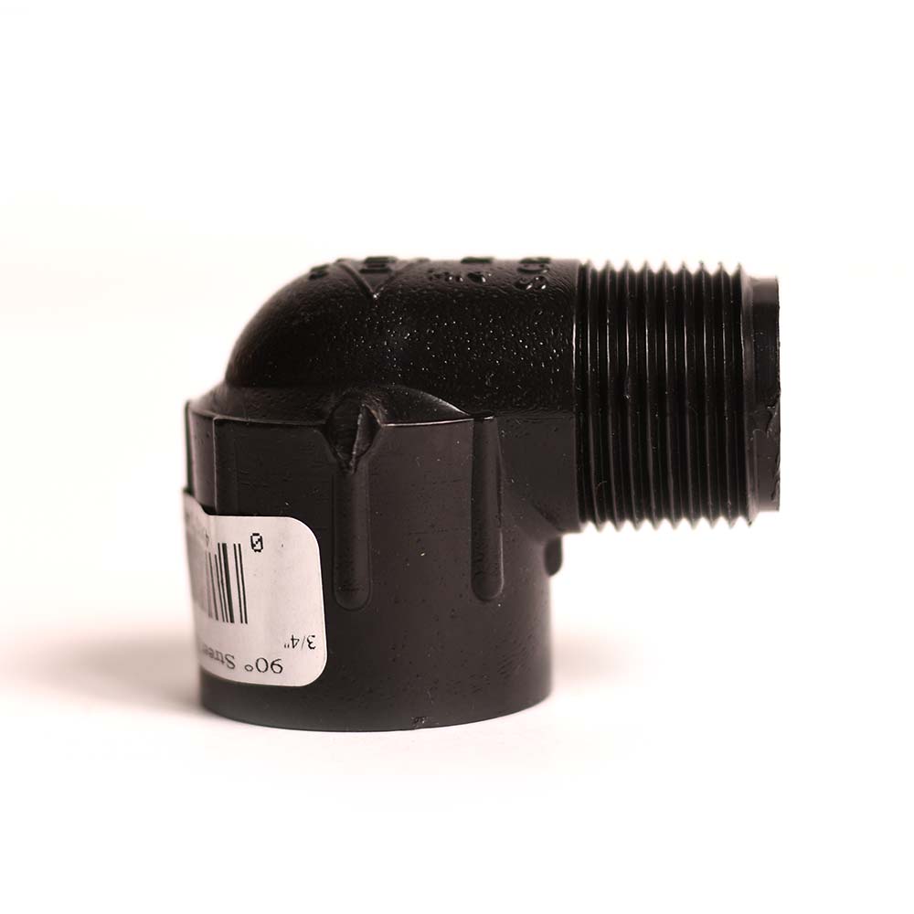 3/4" Threaded x Threaded Marlex 90 Street Elbow SCH40