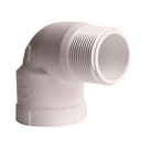 1-1/4" Male Thread x Female Thread PVC 90 Street Elbow SCH40