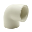 1-1/4" Threaded x Threaded PVC 90 Elbow SCH40