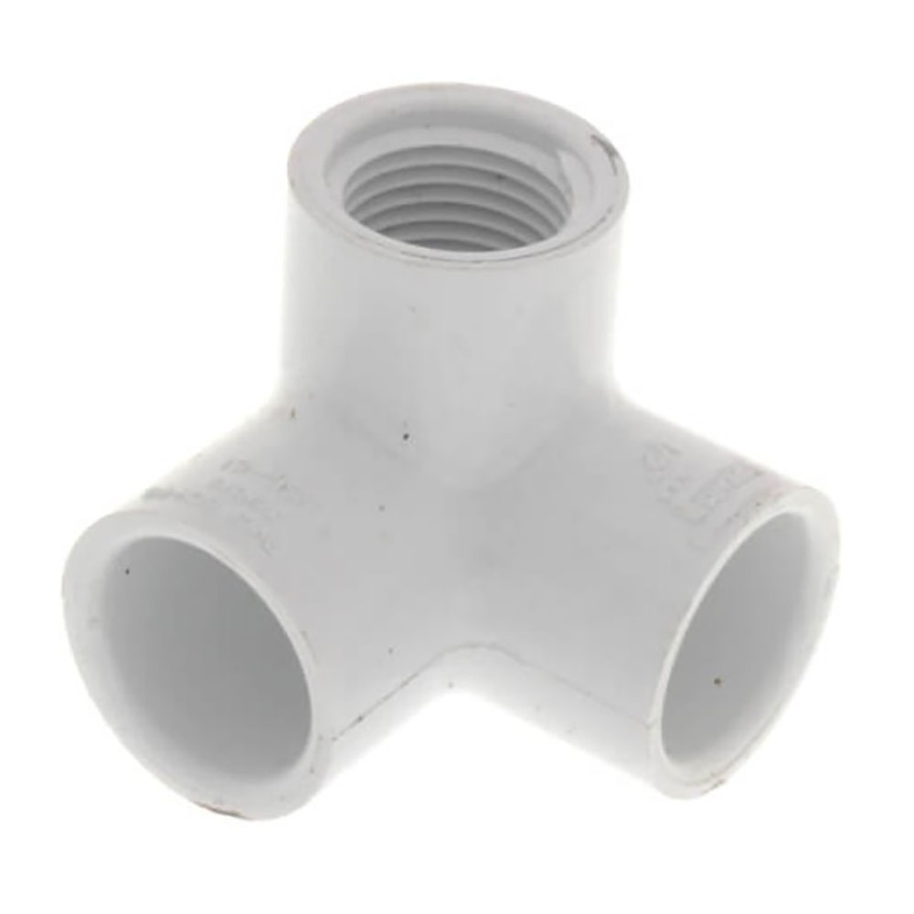 3/4" Slip x 3/4" Threaded PVC Side Outlet Elbow SCH40