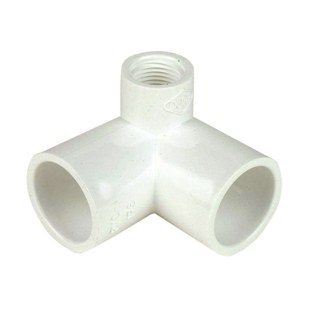 1" Slip x 1/2" Threaded PVC Side Outlet Elbow SCH40