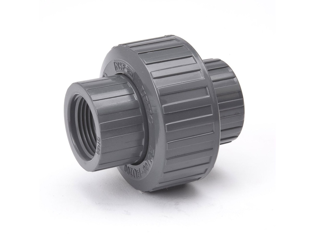 1" Threaded x Threaded PVC Union SCH80