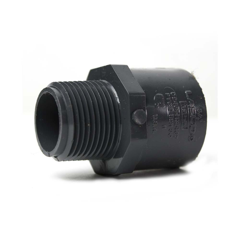 1" Slip x Threaded PVC Male Adapter SCH80