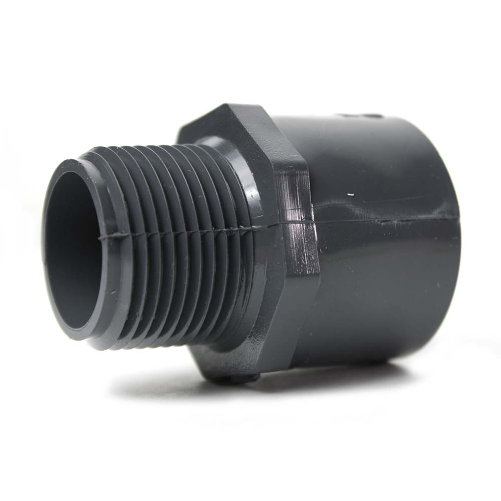 1-1/2" Slip x Threaded PVC Male Adapter SCH80