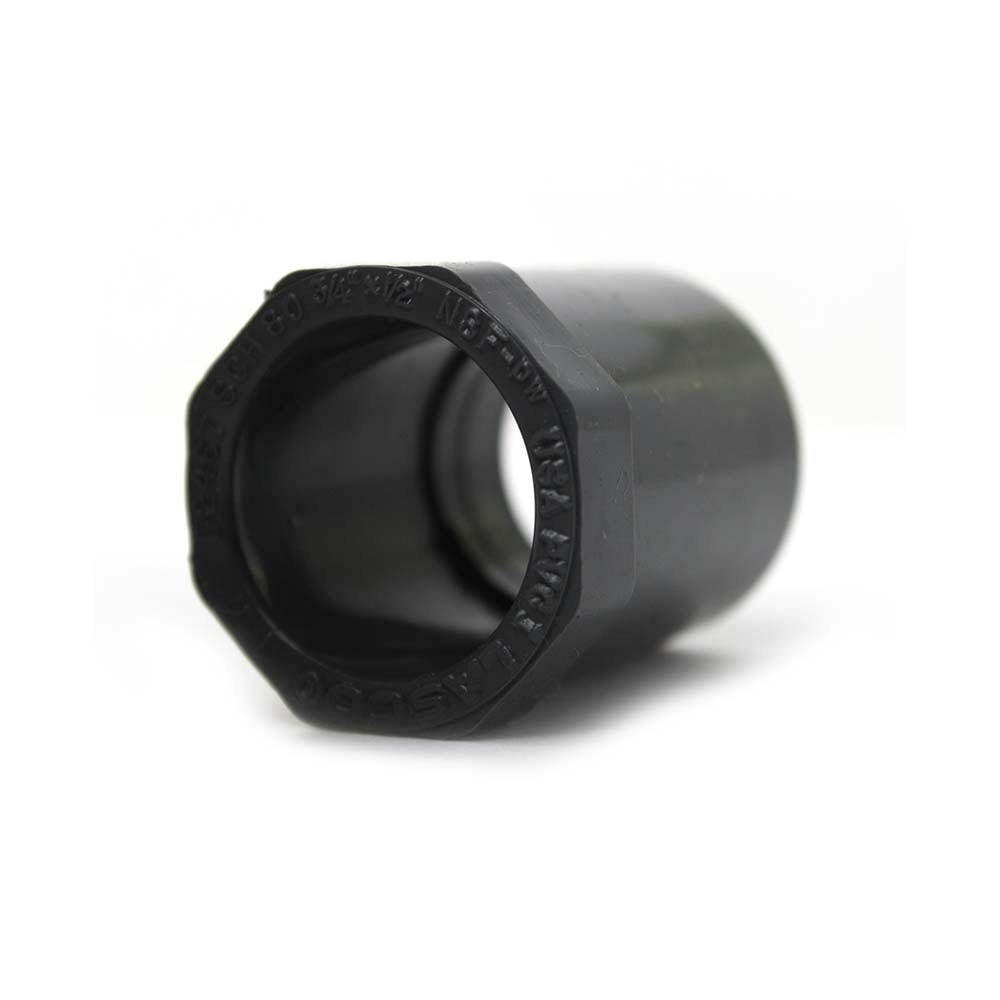 1-1/4" x 1" Slip x Slip PVC Bushing SCH80