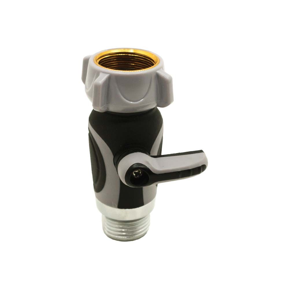 Garden Hose Shut-Off Valve / Coupling - Zinc