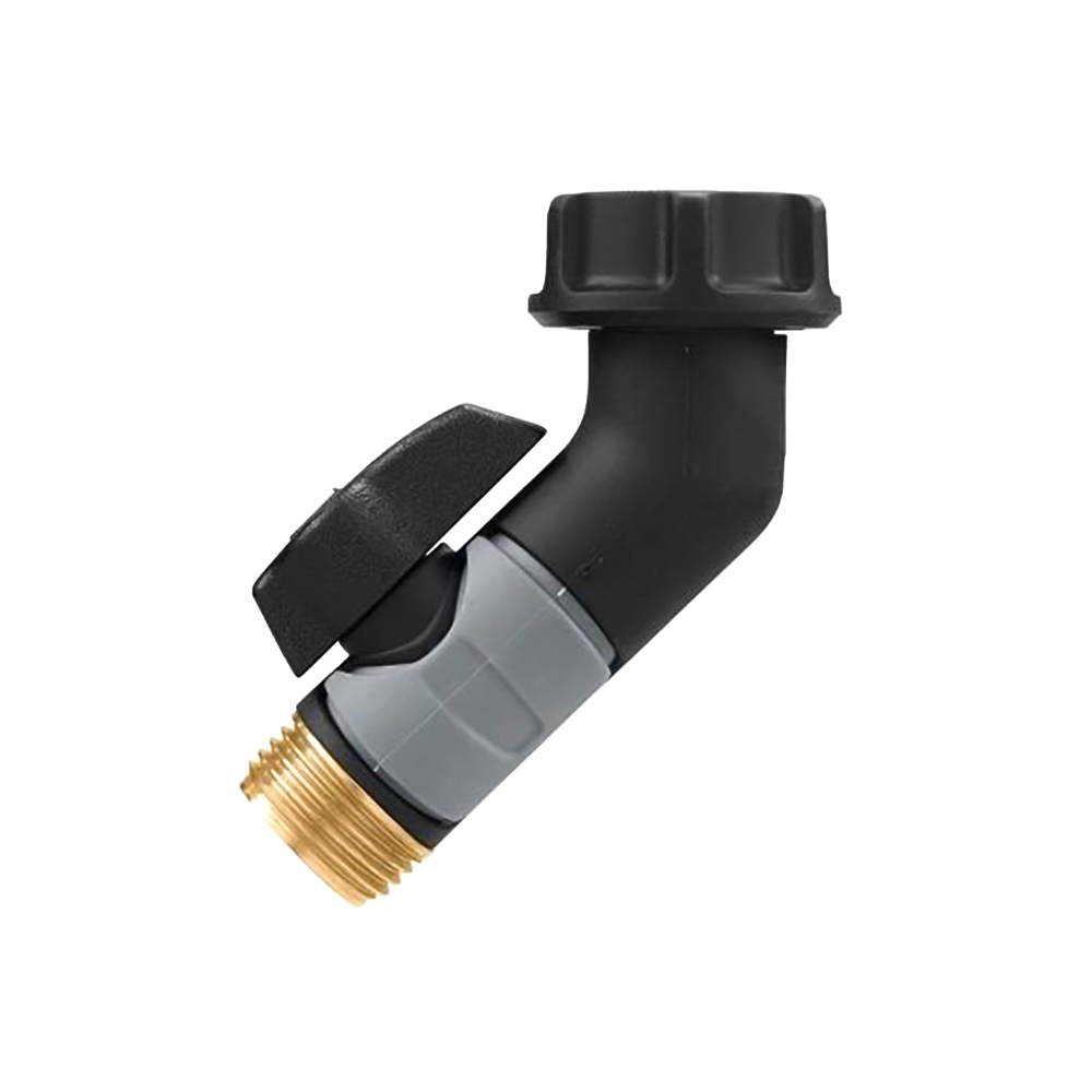 56739 Pro Flo Garden Hose Shut-off Gooseneck Valve - Metal