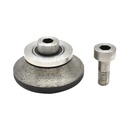 Demi Bullnose Diamond Router Bit 3/8" Diameter M10 Arbor
