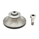Demi Bullnose Diamond Router Bit 3/4" Diameter M10 Arbor