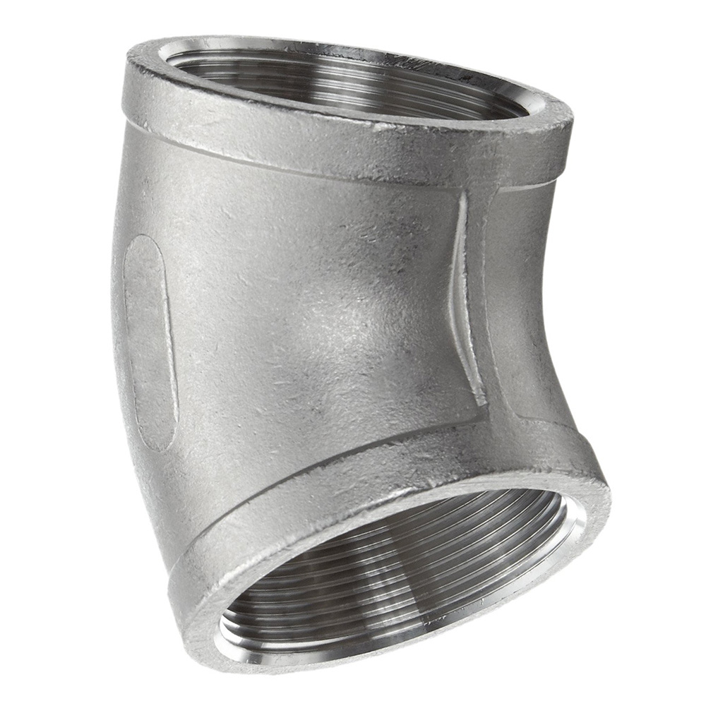 3/8 Stainless Steel 45 Elbow - Packaged