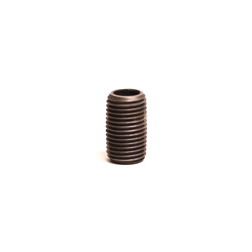 1/4" X Close Black Steel Nipple