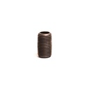 1/4" X Close Black Steel Nipple