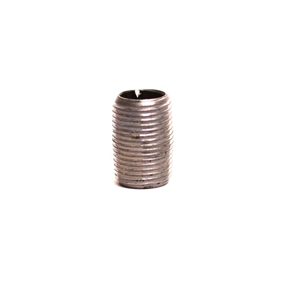 3/8" X Close Black Steel Nipple