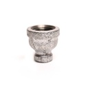 1/2" x 1/8" Galvanized Steel Reducer Coupling