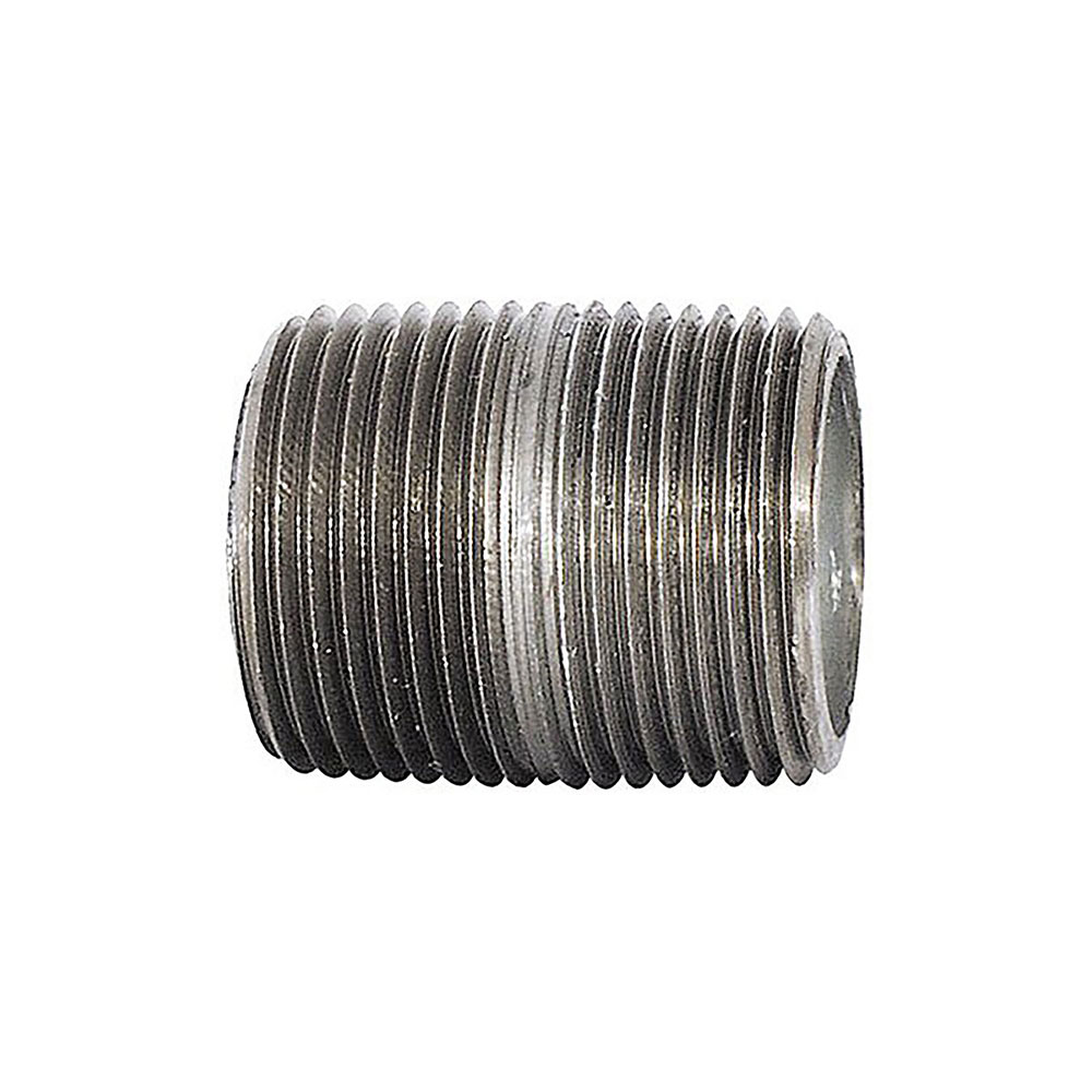 1/4" x Close Galvanized Steel Nipple