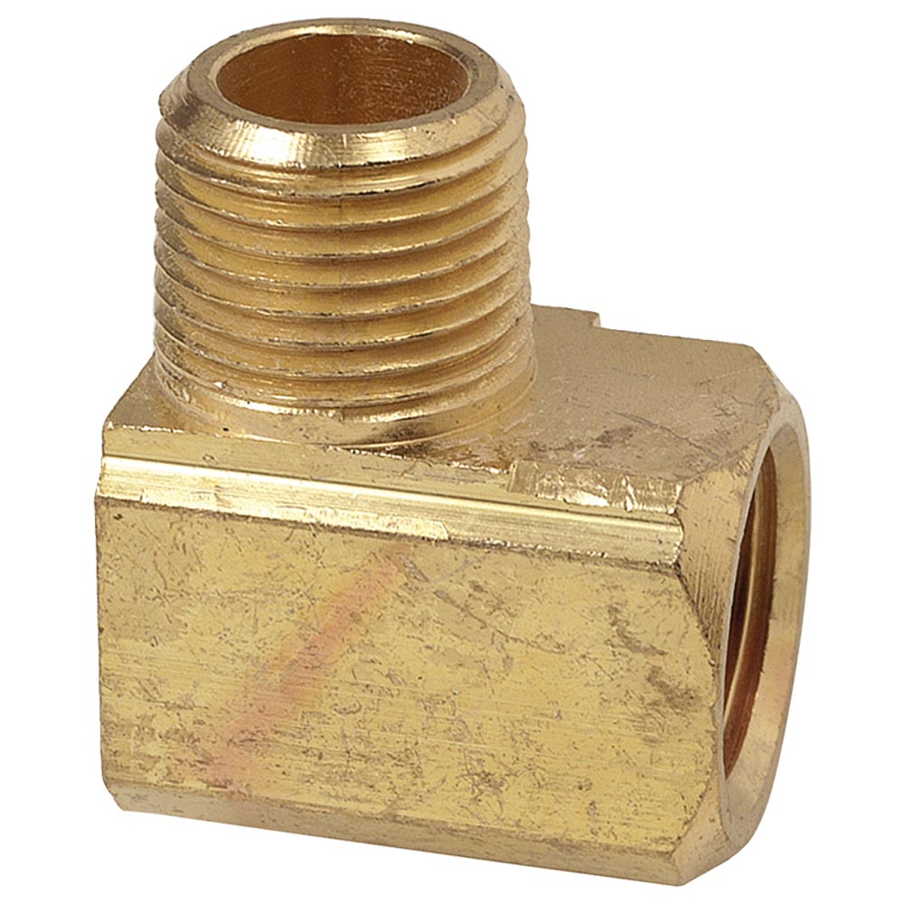 3/8" 90 Street Elbow Brass (BARSTOCK)