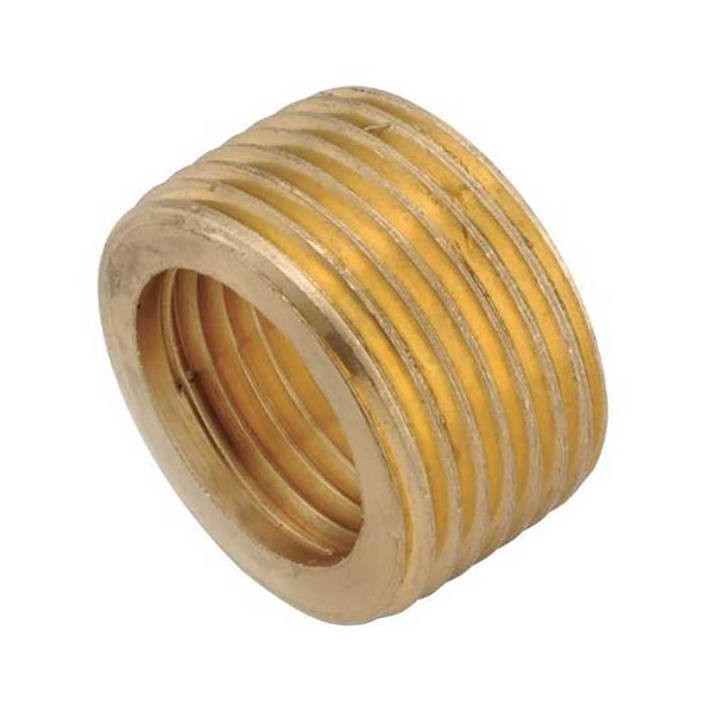 1/2" x 3/8" Brass Face Bushing