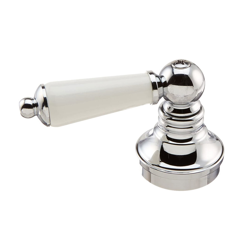 Porcelain Lever Handle (HOT) with Chrome Base, Price Pfister