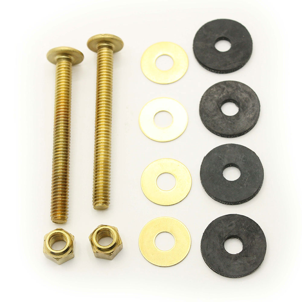 5/16" x 3" Brass Close Couple Bolt Set
