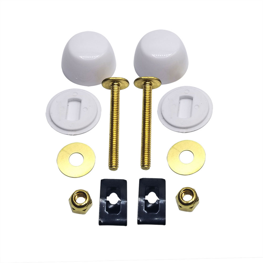 1/4" x 2-1/4" Toilet Bolts Set with Snap Caps