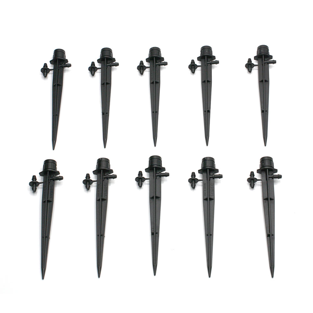Adj. Spray Emitter Stake - Fan - 10/Pack